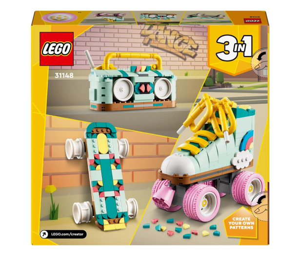 LEGO Creator 3 w 1 Wrotka w stylu retro 31148 - 1202659 - zdjęcie 8